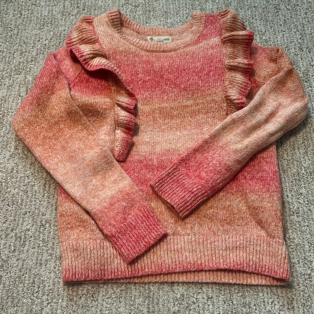 Tucker and Tate ombre ruffle sweater